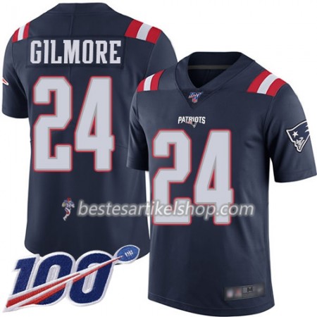 Herren New England Patriots Trikot Stephon Gilmore 24 Nike Navy 100th